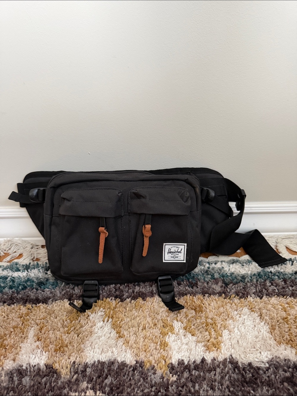 Hershel Supply Co. Large Black Crossbody/Fanny Pack